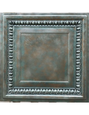 Plastic Ceiling tiles Faux tin copper patina color PL06 10pcs/lot