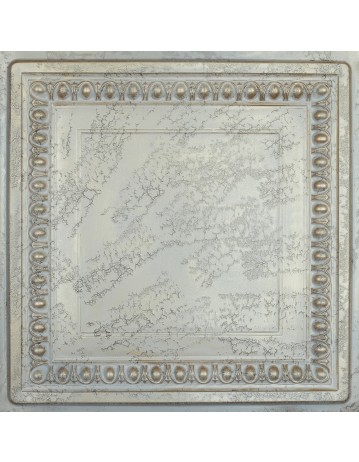 Reclaimed ceiling tiles, Aged Ceiling Panels, Distress crack champagne gold color PL06 pack of 10pcs