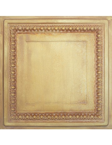 Copper tin tile, Interior roof panels, Vintage brown gold color PL06 pack of 10pcs