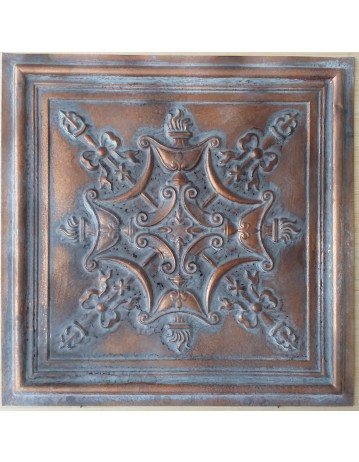 Ceiling tiles Faux Tin vintage painted weathering copper color PL07 10pcs/lot