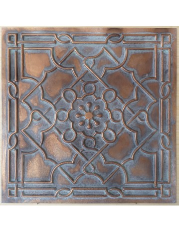 Ceiling tiles Faux Tin vintage painted weathering copper color PL09 10pcs/lot