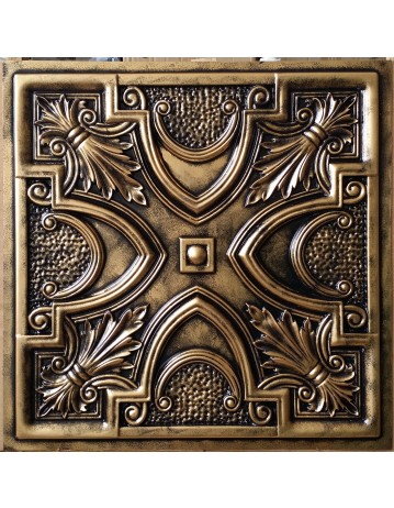 Faux Tin ceiling tiles Archaic copper color PL11 pack of 10pcs