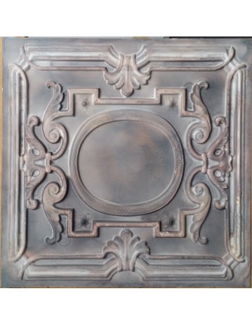 Faux Tin ceiling tiles old wood gray color PL15 pack of 10pcs