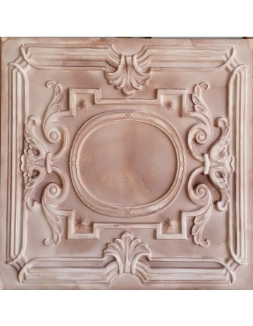 Ceiling tiles Faux Tin painting beige color PL15 pack of 10pcs