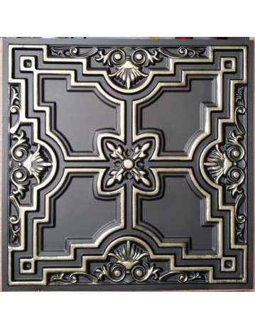 Faux Tin ceiling tiles clasic aged bronze PL16 pack of 10pcs