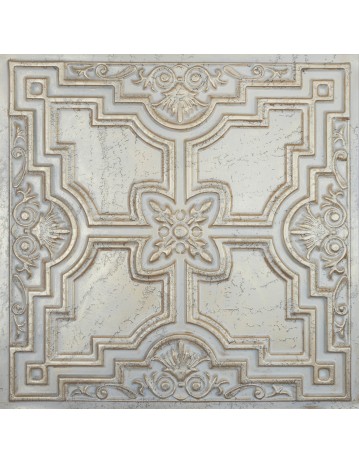 DIY metallic ceiling tile, Interior decorative panel, Distress crack champagne gold color PL16 pack of 10pcs