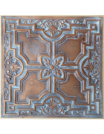 Ceiling tiles Faux vintage painted weathering copper color PL16 10pc/lot