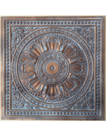 Ceiling tiles Faux vintage painted weathering copper color PL17 10pcs/lot