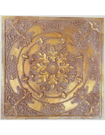 Ceiling tiles Faux painted vintage brown gold color PL18 10pc/lot
