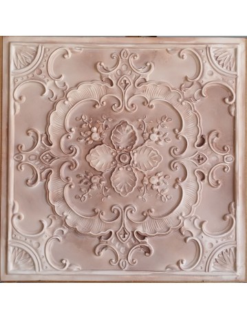Ceiling tiles Faux Tin painting beige color PL19 pack of 10pcs