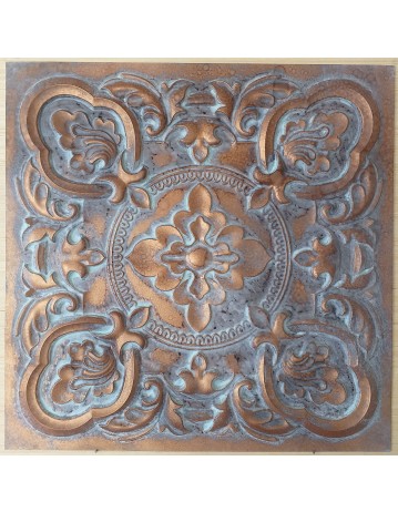 Ceiling tiles Faux vintage painted weathering copper color PL30 10pc/lot