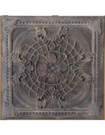 suspended Ceiling tiles Faux Tin old wood gray color PL31 pack of 10pcs