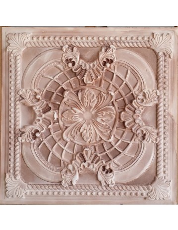 Ceiling tiles Faux Tin painting beige color PL31 pack of 10pcs