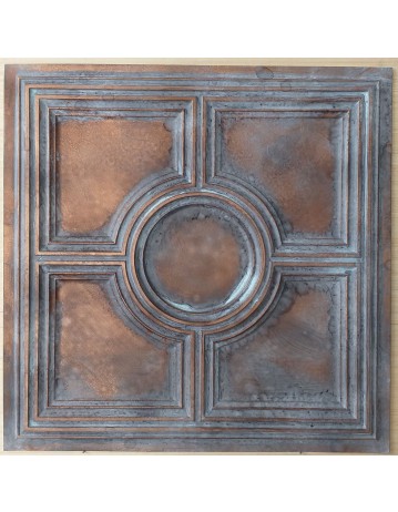 Ceiling tiles Faux vintage painted weathering copper color PL37 10pcs/lot