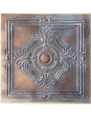 Ceiling tiles Faux vintage painted weathering copper color PL38 10pc/lot