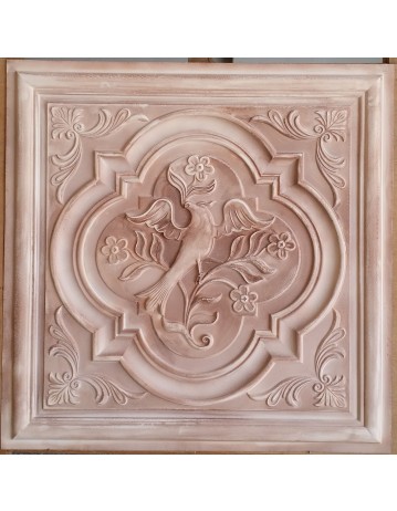 Ceiling tiles Faux Tin painting beige color PL39 pack of 10pcs