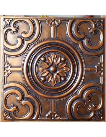Faux Tin ceiling tiles archaic copper color PL50 pack of 10pcs