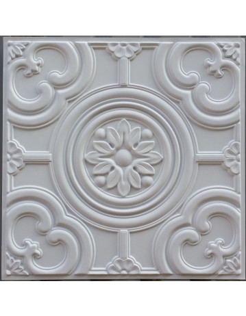 Faux Tin ceiling tiles white matt PL50 pack of 10pcs