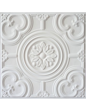 Faux Tin ceiling tiles white matte PL50 pack of 10pcs