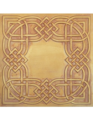 Chalk painted ceiling tiles, Easy to Install PVC Panels, Vintage brown gold color PL61 pack of 10pcs