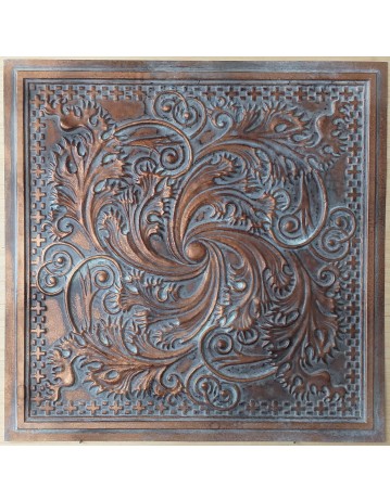 Ceiling tiles Faux vintage painted weathering copper color PL62 10pc/lot