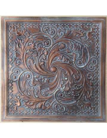 Ceiling tiles Faux vintage painted weathering copper color PL62 10pcs/lot