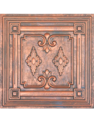 2x2 Ceiling tiles Faux Tin Rustic copper color PL63 10pcs/lot
