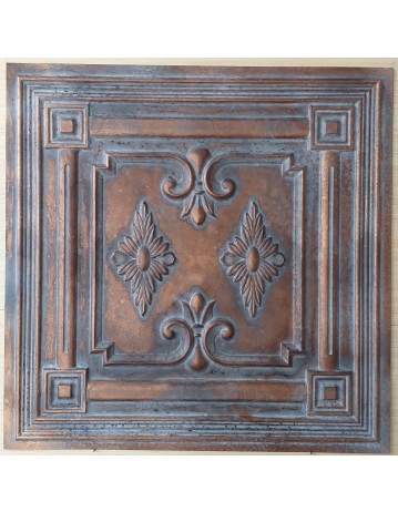 Ceiling tiles Faux vintage painted weathering copper color PL63 10pc/lot