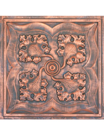 2x2 Ceiling tiles Faux Tin Rustic copper color PL64 10pcs/lot