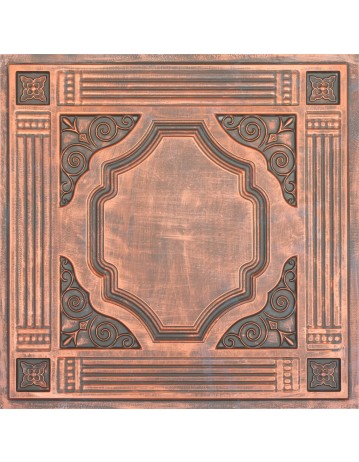 2x2 Ceiling tiles Faux Tin Rustic copper color PL65 10pcs/lot