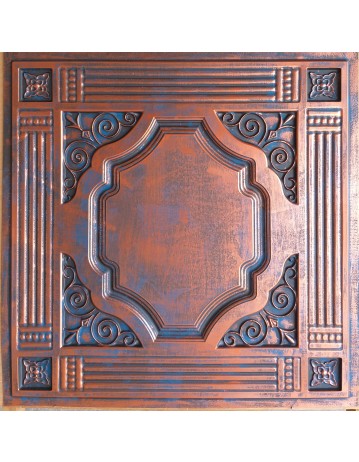 2x2 Ceiling tiles Faux Tin rustic copper color PL65 10pcs/lot