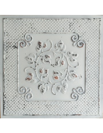 Ceiling tiles Faux tin distressed crack white black color PL66 10pcs/lot