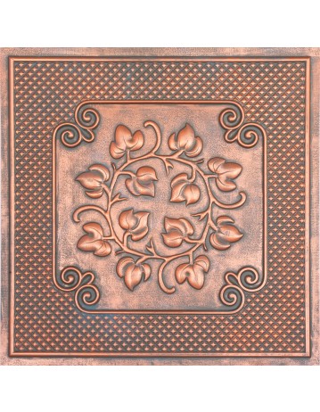 2x2 Ceiling tiles Faux Tin Rustic copper color PL66 10pcs/lot