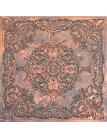 Suspended ceiling tile Embossed wall panels Rustic copper color PL71 10pcs/lot