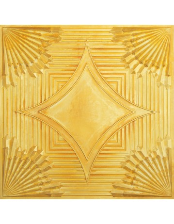 Artistic ceiling tiles, Suspended Wall Panels, golden color PL81 10pcs/lot