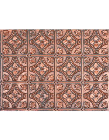 Decorative Fancy Tiles, 3D embossed panels, Rustic copper color PLB10 10pcs/lot