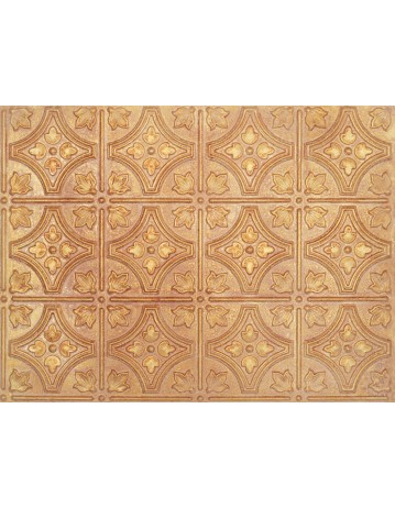 Distress Tin Ceiling Tiles, 3D embossed panels, Vintage brown gold color PLB10 10pcs/lot
