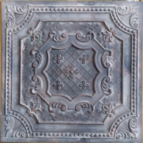 Tin Ceiling Tiles Embossed Cafe Club Old Wood Gray Wall Panel Pl04