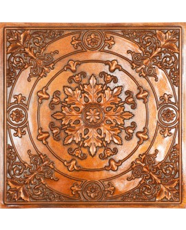 Reclaimed ceiling tiles, Decorative pvc panels, Archaic copper color PL18 pack of 10pcs