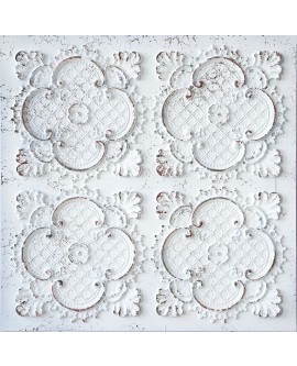 Victoria style ceiling tiles, Suspended Wall Panels, distressed crack white black color PL80 10pcs/lot