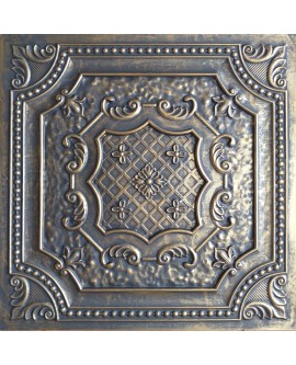 Faux Tin ceiling tiles ancient gold gray color PL04 pack of 10pcs