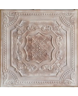 Ceiling tiles Faux Tin painting beige color PL04 pack of 10pcs