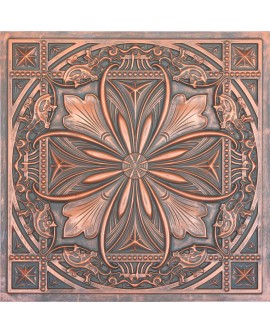 2x2 Ceiling tiles Faux Tin Rustic copper color PL10 10pcs/lot
