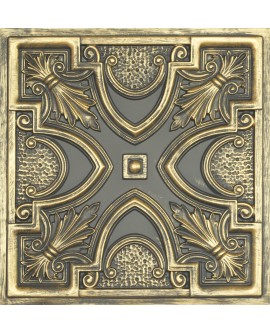 Reclaimed ceiling tiles, Decorative pvc panels, Ancient gold PL11 pack of 10pcs