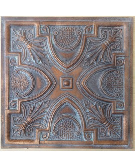 Ceiling tiles Faux Tin vintage painted weathering copper color PL11 10pc/lot