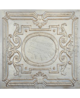 Vinyl ceiling Tiles, Decorative wall panels，Distress crack champagne gold color PL15 pack of 10pcs