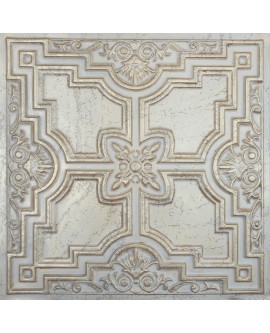 DIY metallic ceiling tile, Interior decorative panel, Distress crack champagne gold color PL16 pack of 10pcs