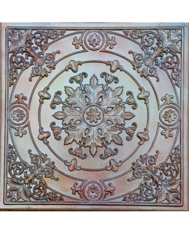 Faux Tin ceiling tiles aged colourful color PL18 pack of 10pcs