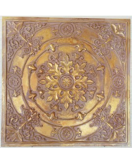 Ceiling tiles Faux painted vintage brown gold color PL18 10pc/lot