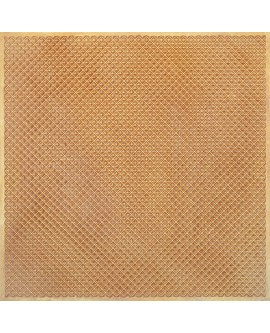Faux Ceiling Tile, Embossed wall panels, Vintage brown gold color PL20 pack of 10pcs